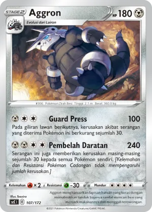 Aggron (Evolution V Starter Deck 107/172)