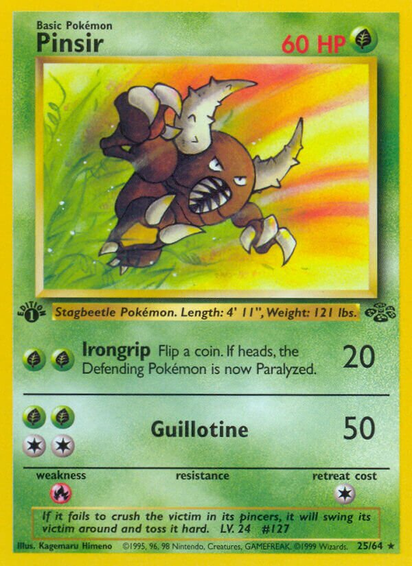 Pinsir Jungle 25/64 Rare