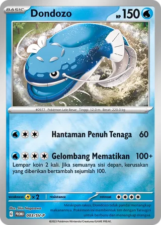 Dondozo (Scarlet & Violet Promos 003/SV-P)