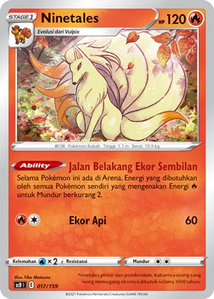 Ninetales (Strength V Starter Deck 017/159)