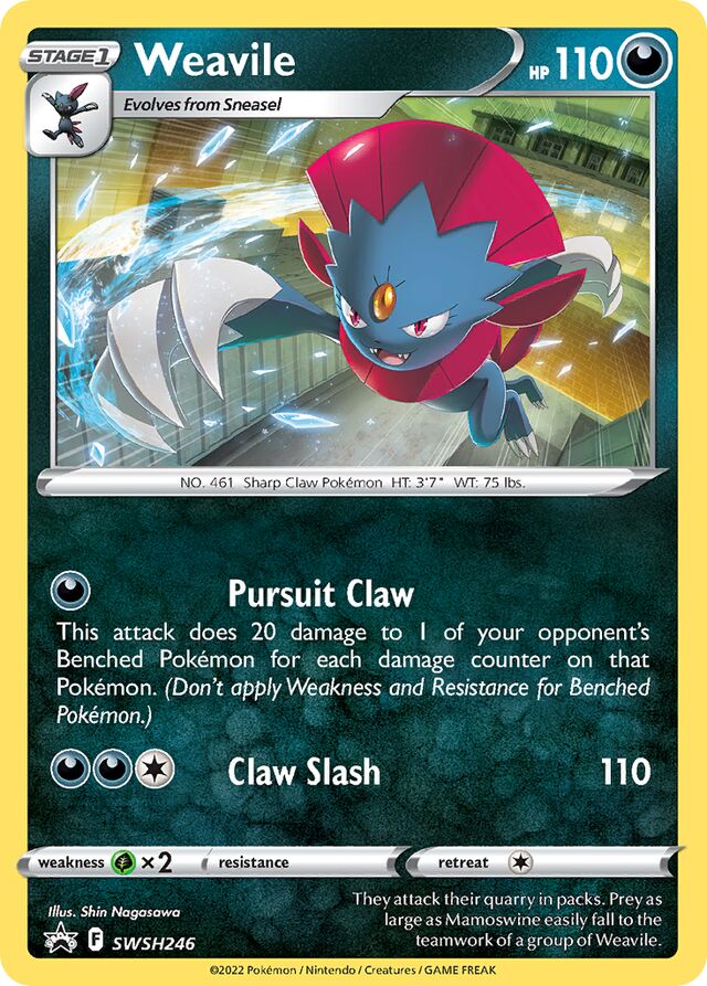 SWSH246 Weavile SSP PROMO