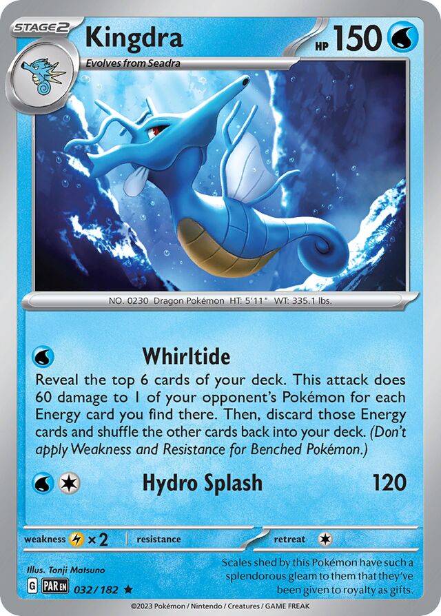 Kingdra Paradox Rift 032/182 Rare