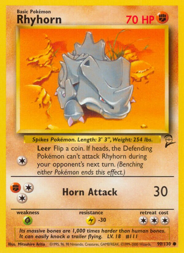 Rhyhorn Base 2 90/130 Common