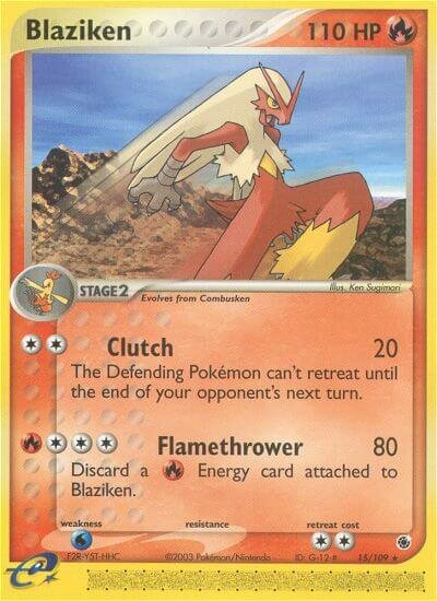 15/109 Blaziken RS Rare