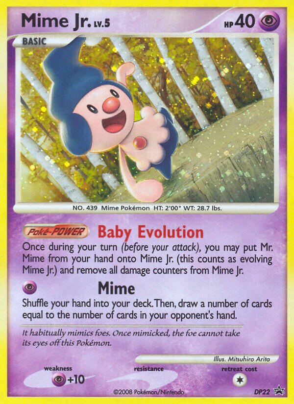 Mime Jr. DP Black Star Promos DP22 PROMO