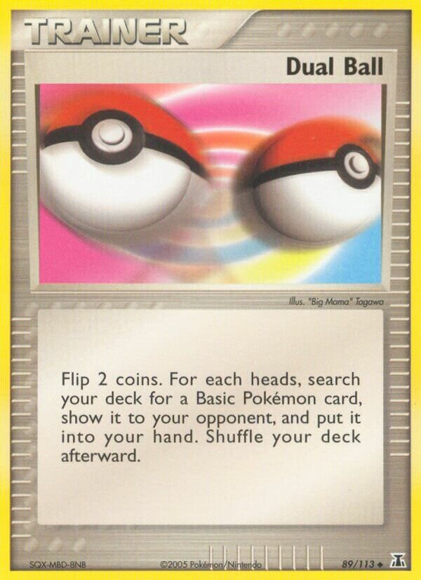 Dual Ball 89/113 3 EX DELTA SPECIES UNCOMMON PTCG