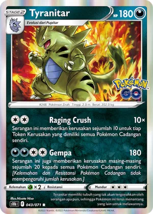 Tyranitar (Pokémon GO 043/071)