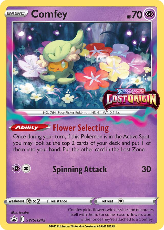 SWSH242 Comfey SSP PROMO