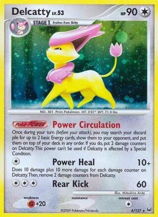 Pokemon Card 2009 Platinum - Pokedex 114/127