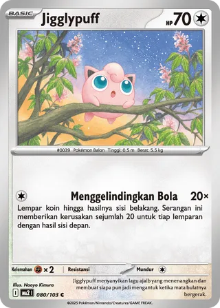 Jigglypuff (Blue Blaze 080/103)