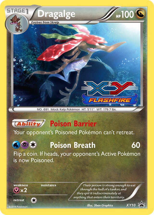 Dragalge XY Black Star Promos XY10 PROMO