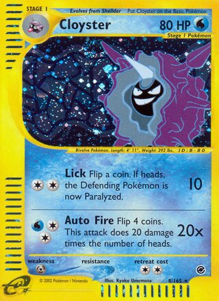 Cloyster (Expedition Base Set 8/165)