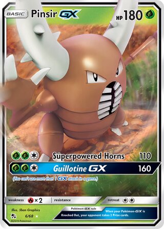 Pinsir-GX (Hidden Fates 6/68)