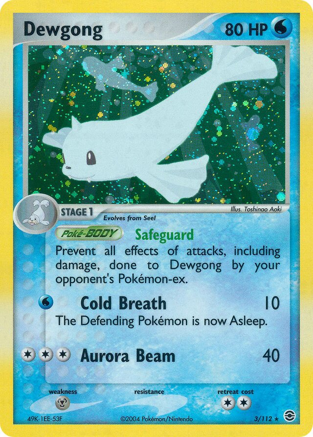 3/112 Dewgong RG Rare Holo
