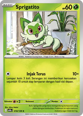 Sprigatito (Bonds of Destiny 018/139)
