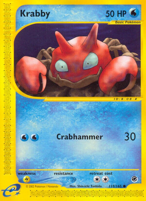 115/165 Krabby EX Common