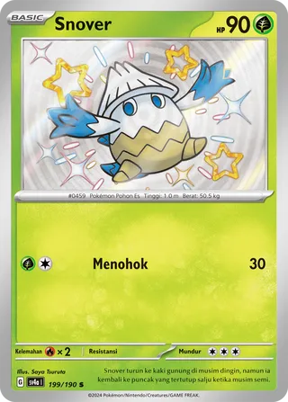 Snover (Shiny Treasure ex 199/190)