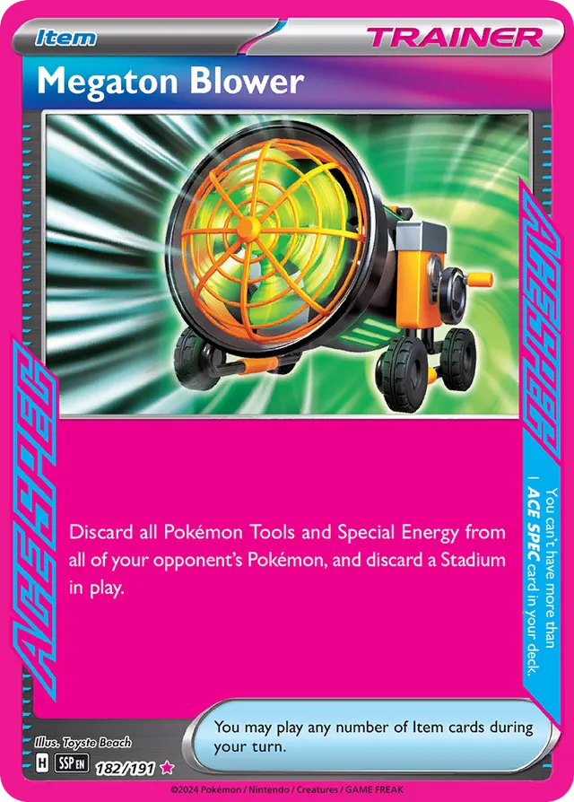 182/191 Megaton Blower SSP ACE SPEC Rare