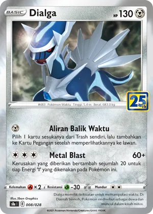 Dialga (25th Anniversary Collection 008/028)