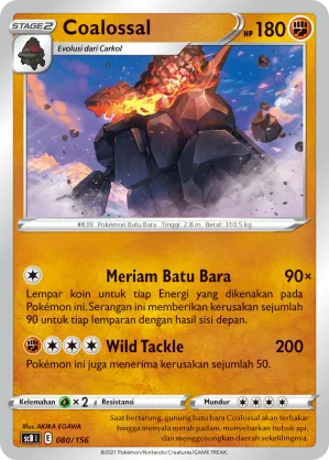 Coalossal (Challenge V Starter Deck 080/156)