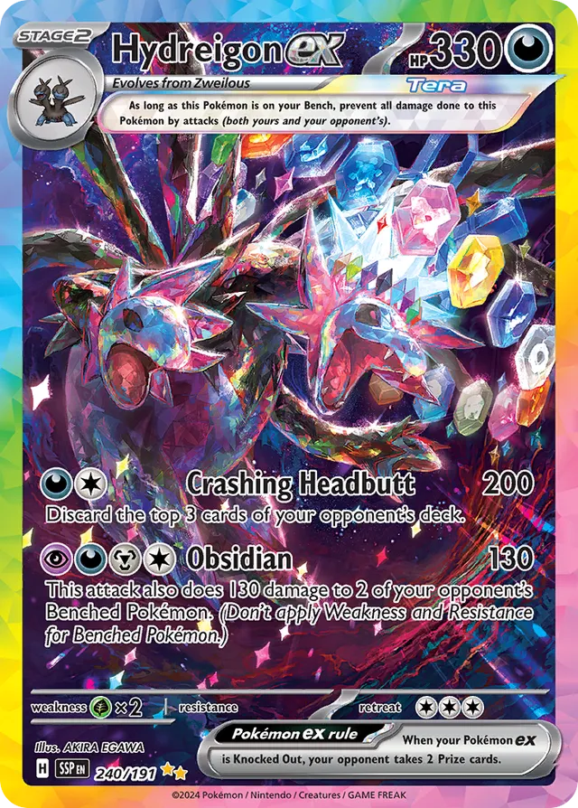 240/191 Hydreigonex SSP Special Illustration Rare