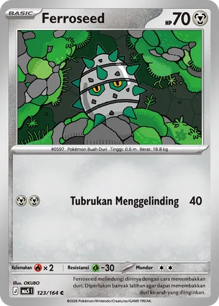 Ferroseed (Shadowy Threats 123/164)