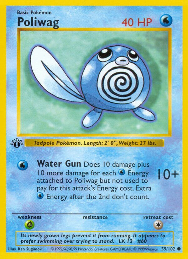 Poliwag Base 59/102 Common