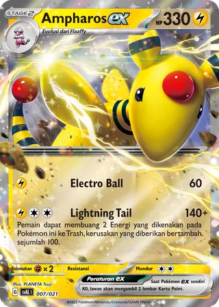 Ampharos ex (Fuecoco & Ampharos ex Starter Deck ex 007/021)