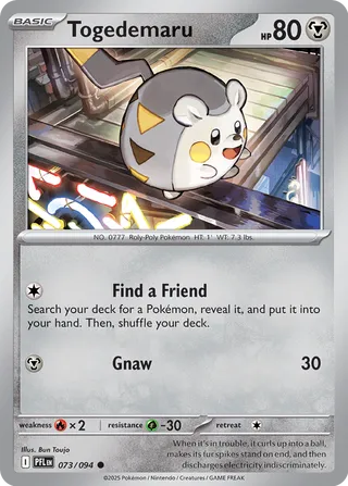 Togedemaru (Phantasmal Flames 073/094)