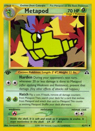 Metapod (Neo Discovery 42/75)