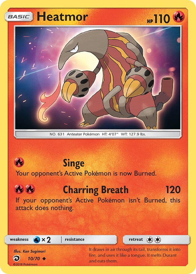 Heatmor Dragon Majesty 10/70 Uncommon