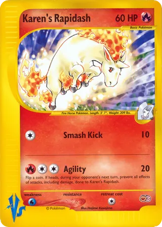 Karen's Rapidash (Tropical Mega Battle No. 012)