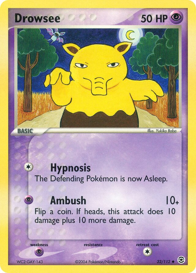 32/112 Drowzee RG Uncommon