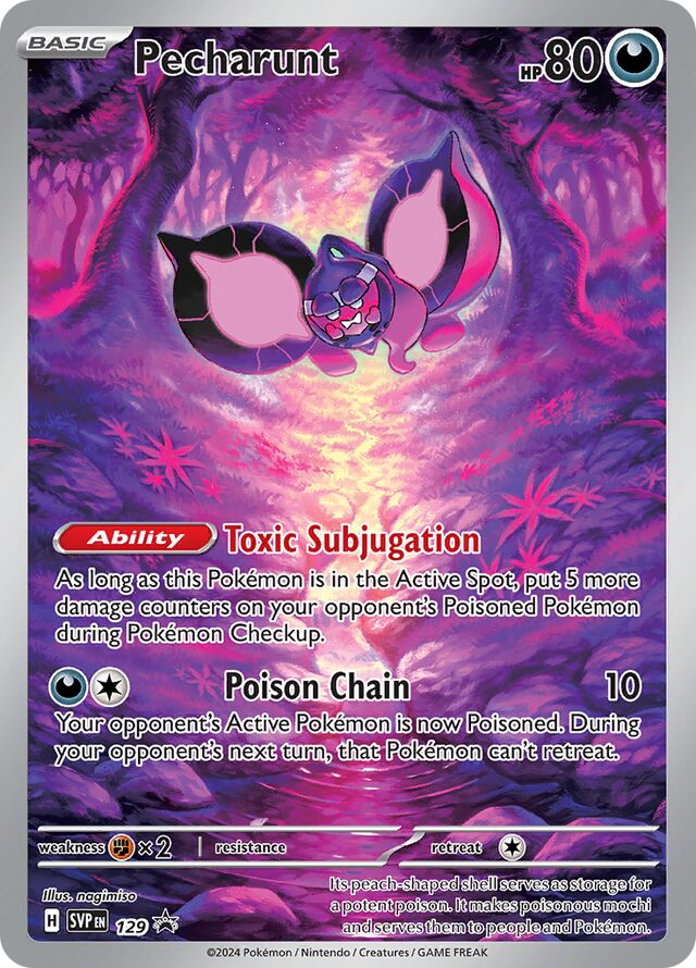 Pecharunt SVP Black Star Promos 129