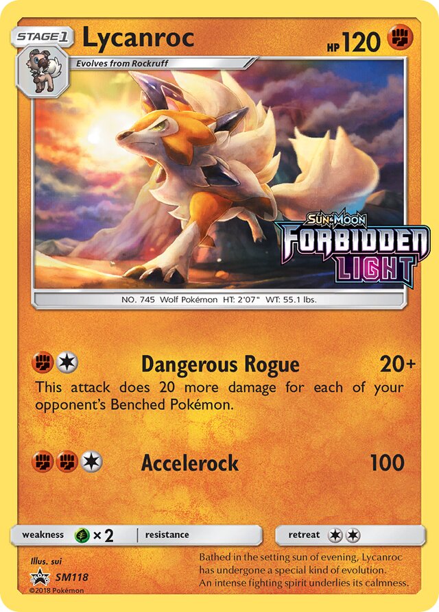 SM118 Lycanroc SMP PROMO