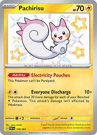 Pachirisu (Paldean Fates 138/091)