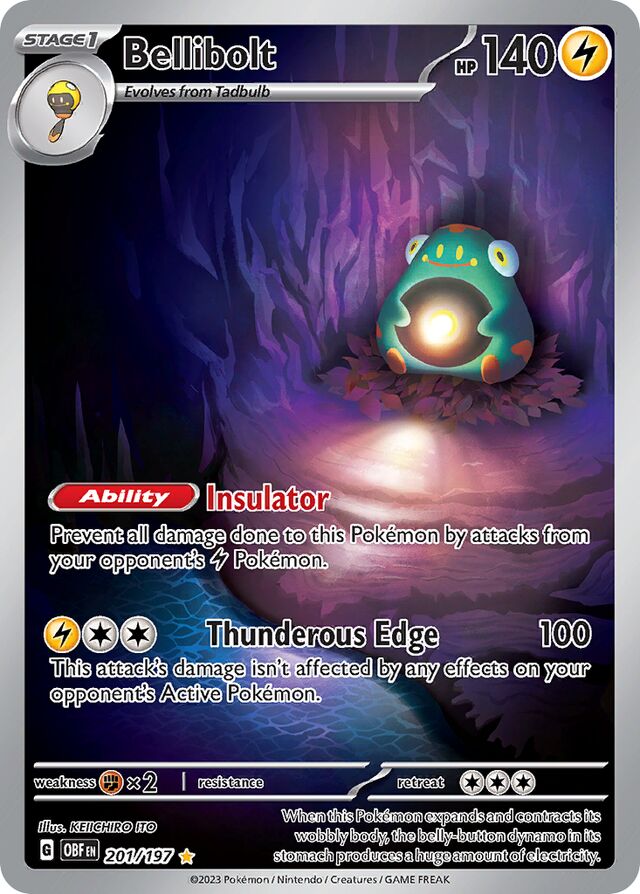201/197 Bellibolt OBF Illustration Rare