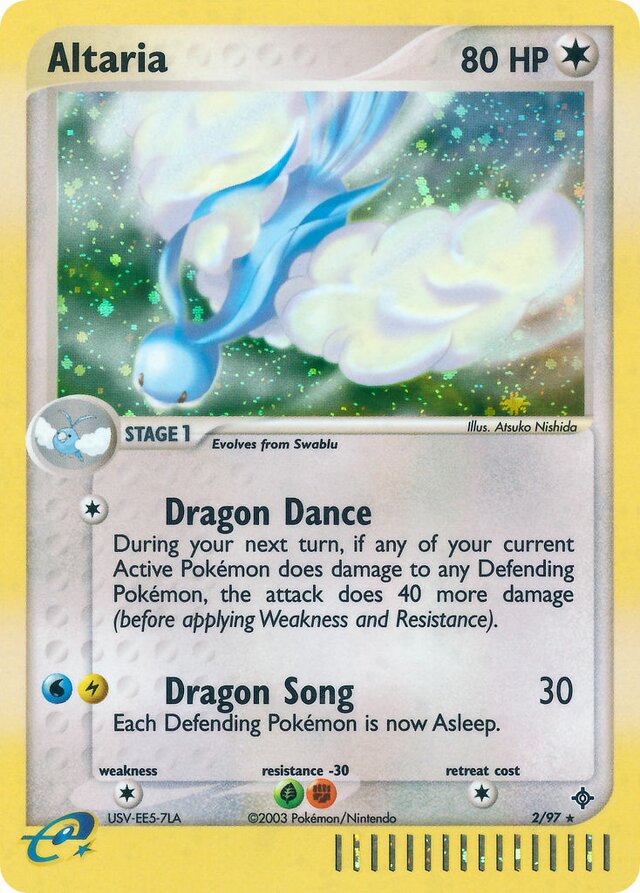 2/97 Altaria DR Rare Holo