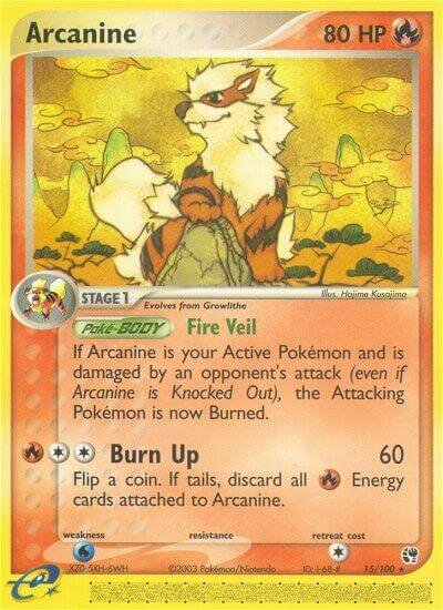 15/100 Arcanine SS Rare