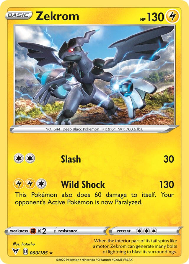 Zekrom (Vivid Voltage 060/185) – TCG Collector