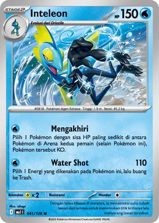 Inteleon (Mega Evolution 041/126)