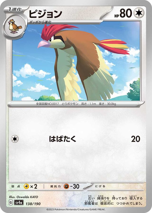 138/190 Pidgeottoピジョン —