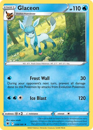 Glaceon (Astral Radiance 038/189)
