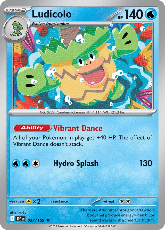 Ludicolo Journey Together 037/159 Rare