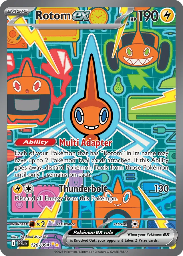 126/094 Rotom ex PFL Special Illustration Rare