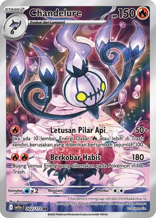 Chandelure (Black & White 202/172)