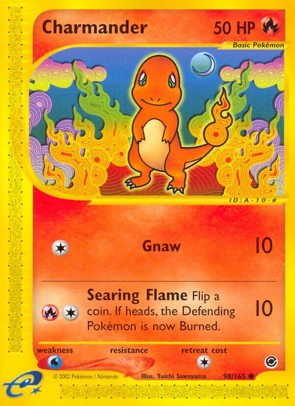 98/165 Charmander EX Common