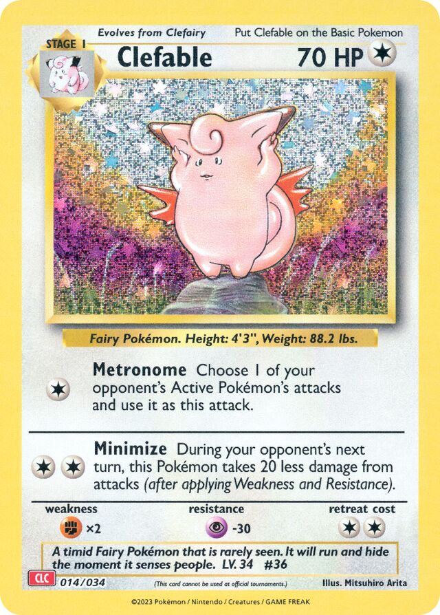 Clefable Charizard & Ho-Oh ex Deck 014/034