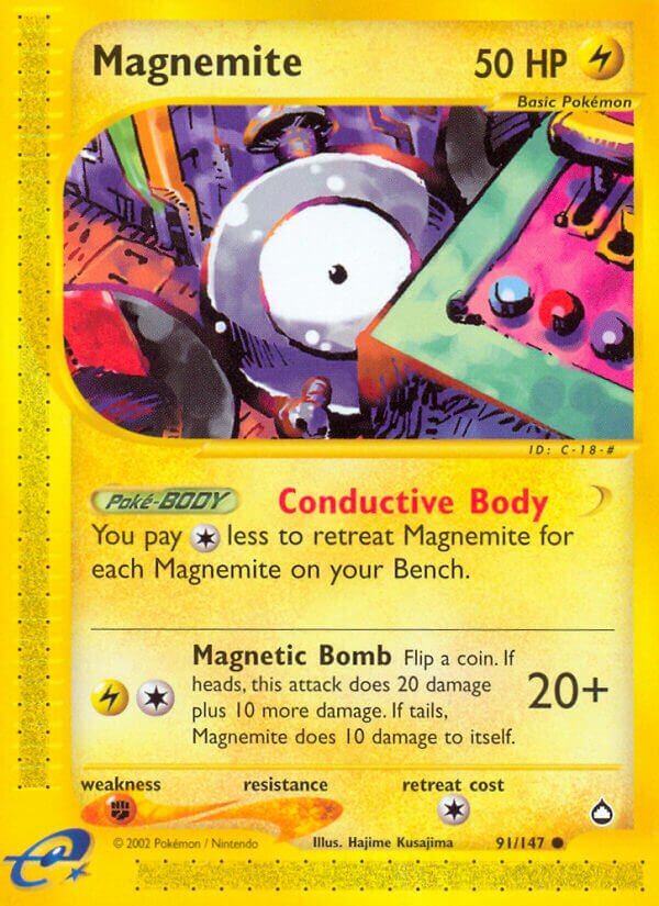 91/147 Magnemite AQ Common