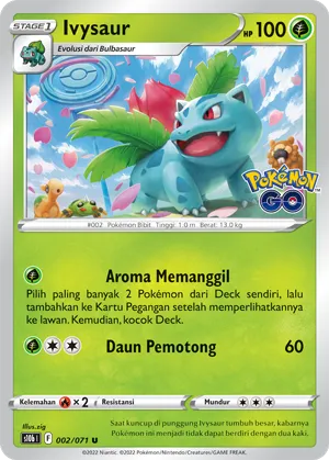 Ivysaur (Pokémon GO 002/071)